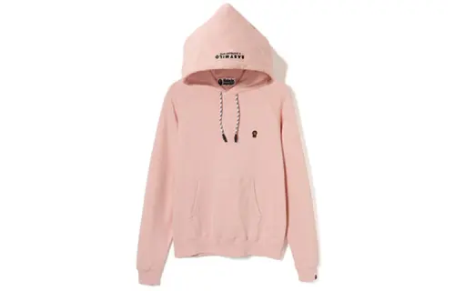 A BATHING APE Sweatshirts Women's Pink Hooded Moderate Regular