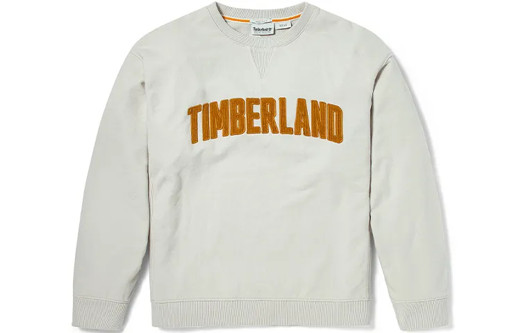 Timberland Sweatshirts Women's White Sand Crew Neck Moderate Regular