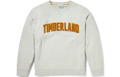 Timberland Sweatshirts Women's White Sand Crew Neck Moderate Regular