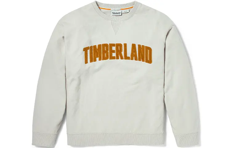 Timberland Sweatshirts Women's White Sand Crew Neck Moderate Regular
