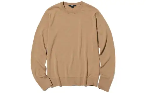 UNIQLO Sweaters Women's Dark Beige Crew Neck Other