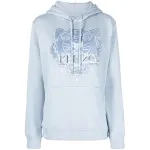 KENZO Sweatshirts Women's Light Blue Hooded Moderate Regular