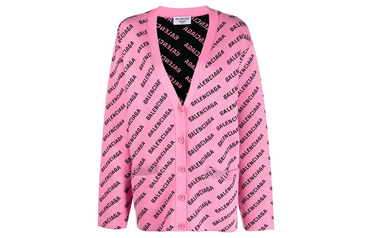 Женский кардиган Balenciaga (розовый)