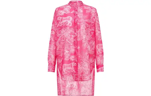DIOR Quarterly New Products Shirts Women's Pink Half Turtleneck Other