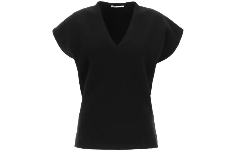 THE ROW Camisoles Women's Black V Neck Moderate Other