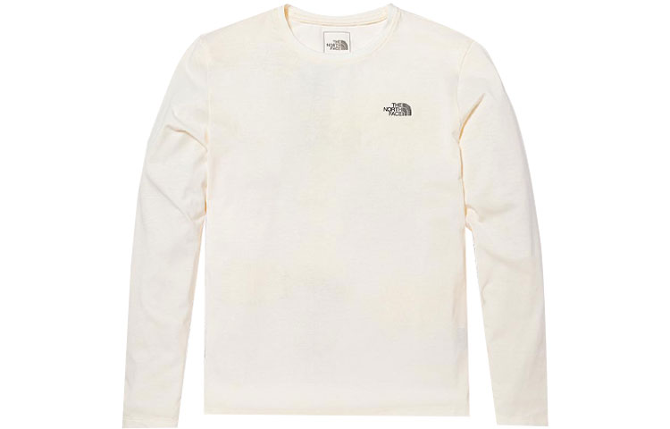 Женская футболка с длинным рукавом The North Face Logo (молочная)