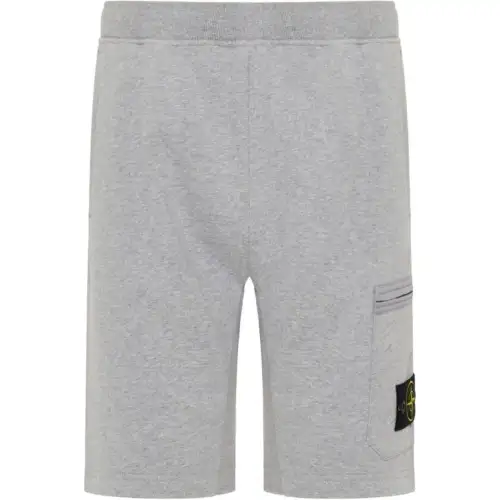 STONE ISLAND Casual Shorts Men's Gray