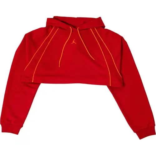 Jordan Sweatshirts Women's Red Hooded Moderate Regular