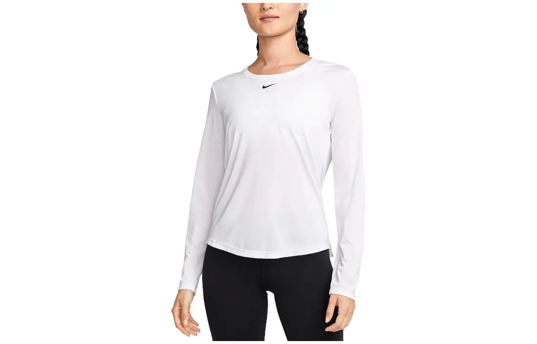 Nike T-Shirts Women's White Crew Neck Moderate
