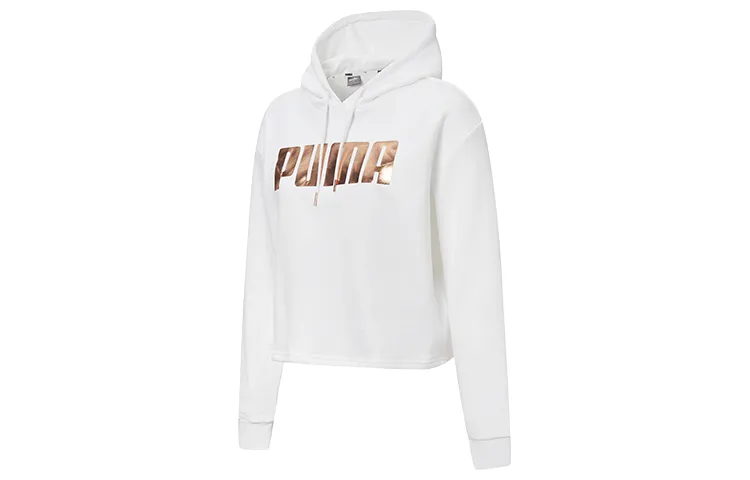 PUMA Metallic Sweatshirt Women's White