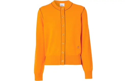 Burberry Fitted Knitwear Women's Dark Orange