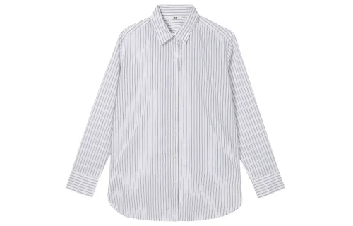 UNIQLO Shirts Women's Ivory Lapel Thin Other