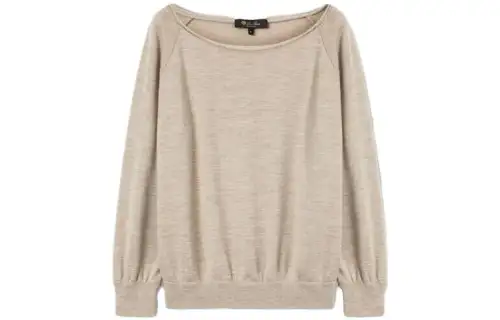 Loro Piana Cocooning Sweatshirt Sweater Women's Brown