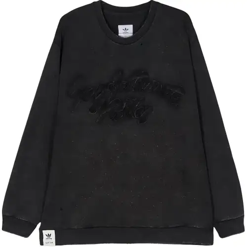 Adidas Originals lettering-appliqué sweatshirt
