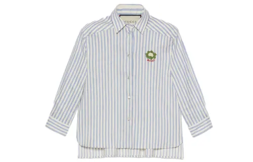 【Previous Season】striped cauliflower-patch shirt