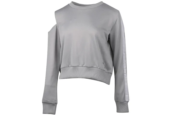 PUMA Sweatshirt Women's Light Gray