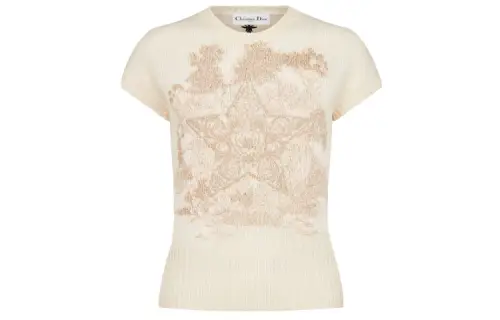 DIOR SS22 Fitted Knitwear Women's Ecru