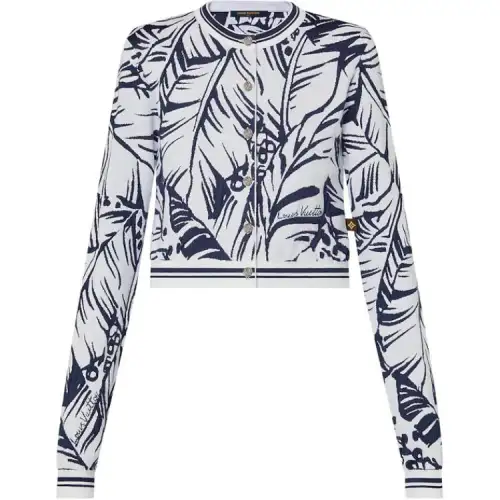 LOUIS VUITTON Palm Knit Cardigan