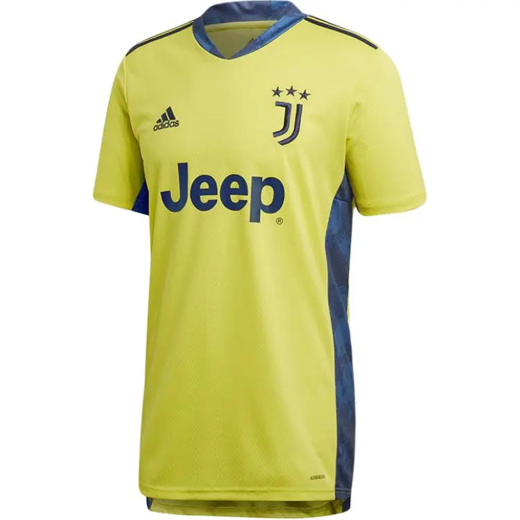 Adidas x Jeep Juventus Soccer Jersey Men's Neon Yellow