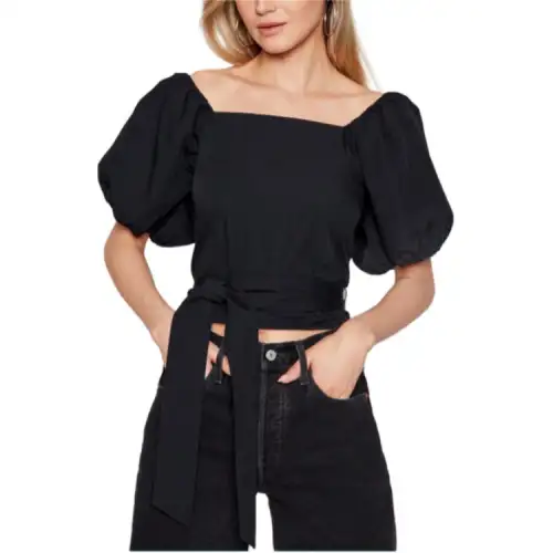 Levis Shirts Women's Black Square Collar Moderate Other