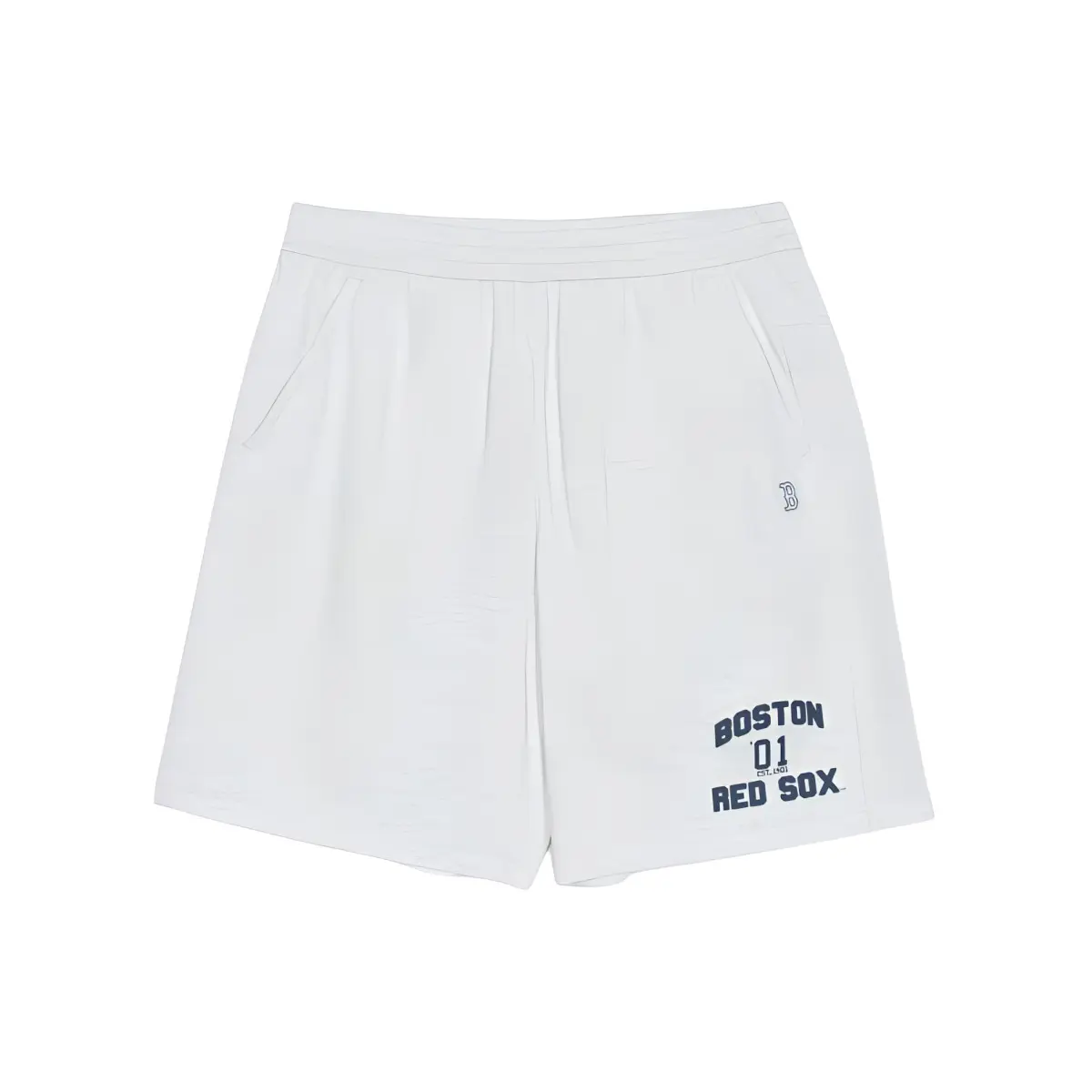 MLB Varsity Boston Red Sox Casual Shorts Unisex Light Heather Gray