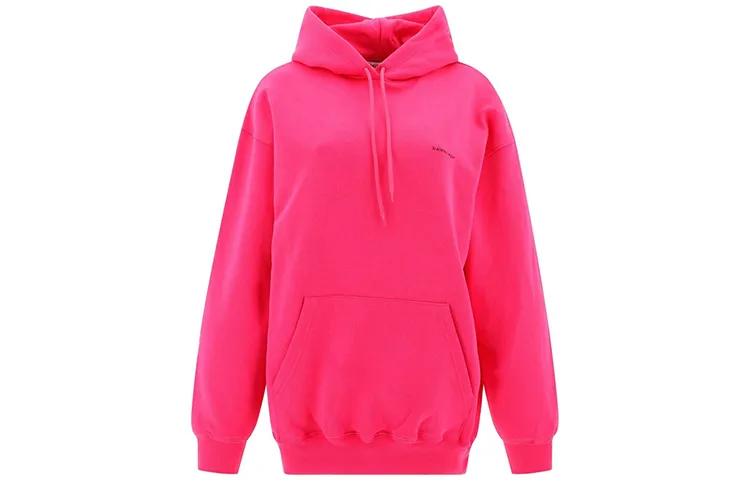 Balenciaga Sweatshirt Loose Fit Women's Pink