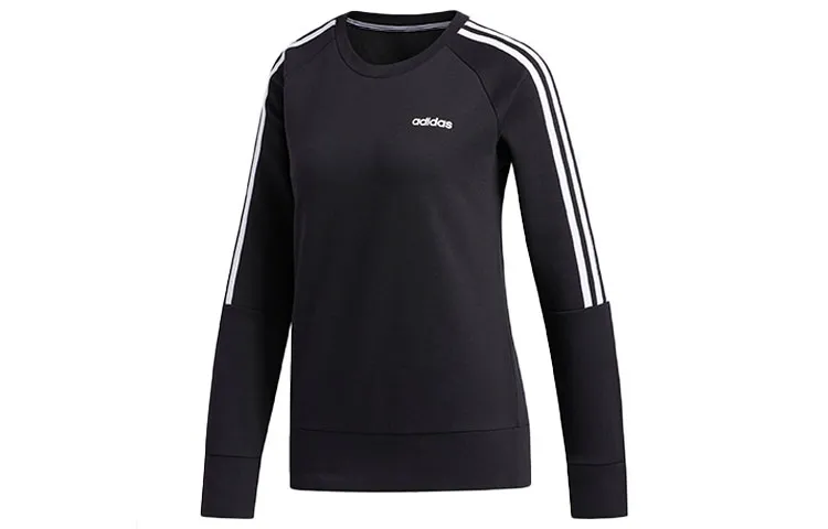 Adidas Sweatshirts Women's Black Crew Neck Moderate Regular