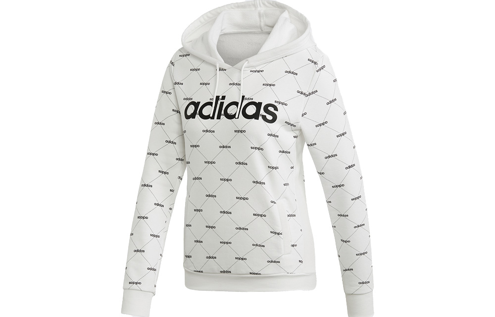 Женское худи adidas neo (белое) — фото 1