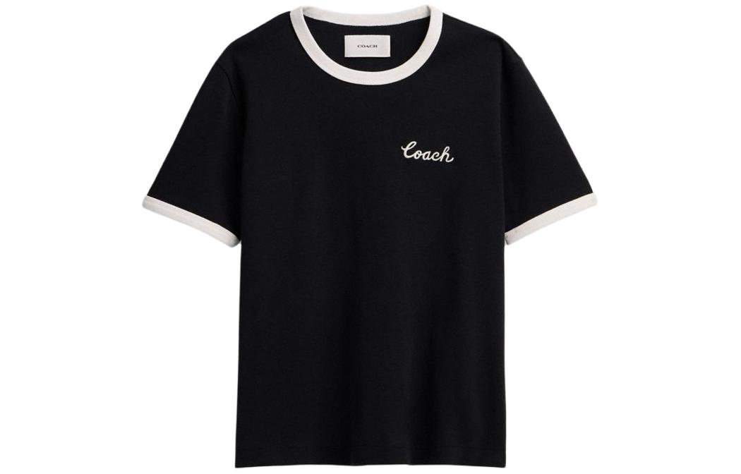 Женская футболка COACH (черная)