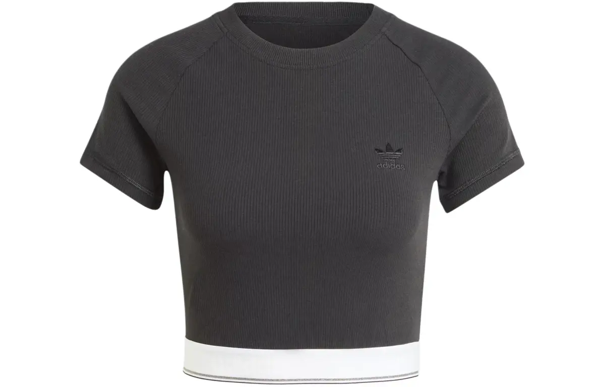 adidas originals Tape Waistband Tee Black