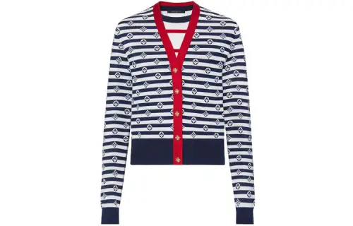 Louis Vuitton 2010s Lv Escale-logo cardigan