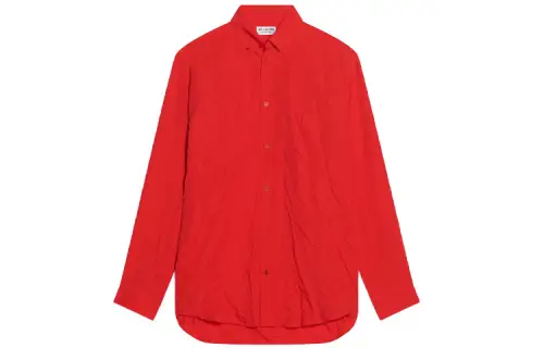 Balenciaga SS21 Shirt Regular Fit Women's Red