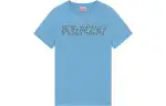 KENZO T Shirts Women's Blue Crew Neck Moderate Straight Fit