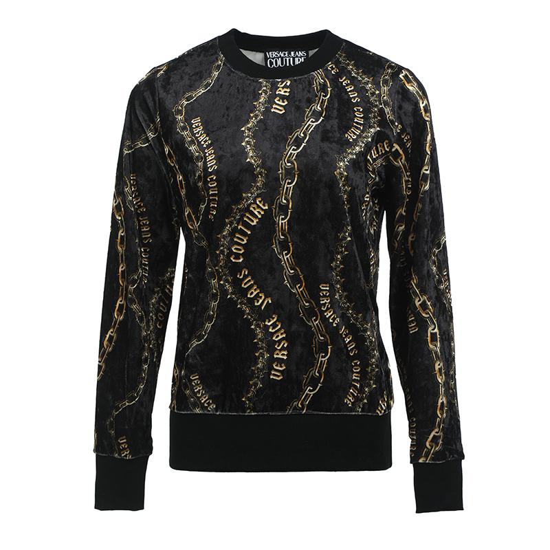 Женское худи Versace Jeans Couture FW24 (черное)