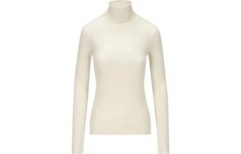 Loro Piana Sweaters Women's White Turtleneck Moderate Other