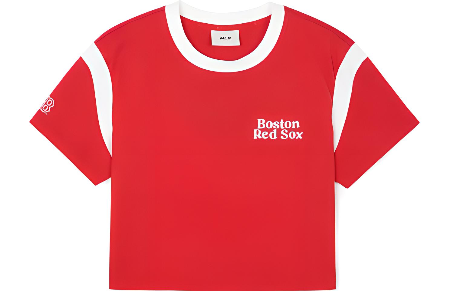 Женская футболка MLB Boston Red Sox (красная)
