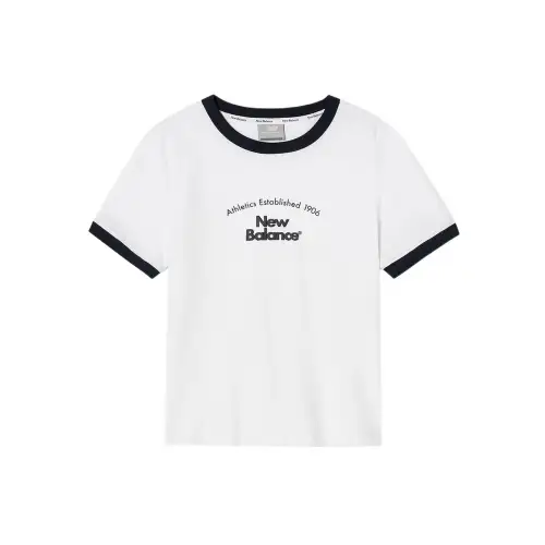 New Balance 1906SLIM FIT T Shirt Women's 10 White