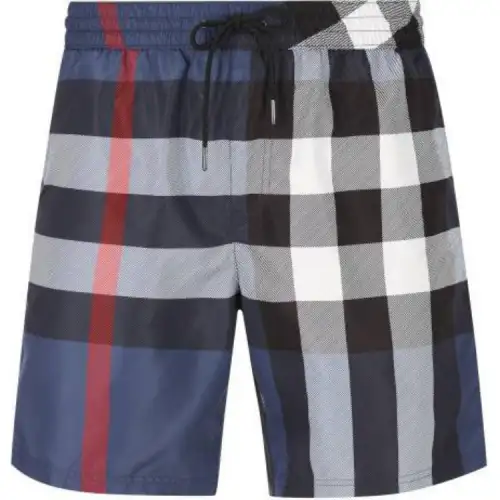 Burberry Casual Shorts Men's Blue