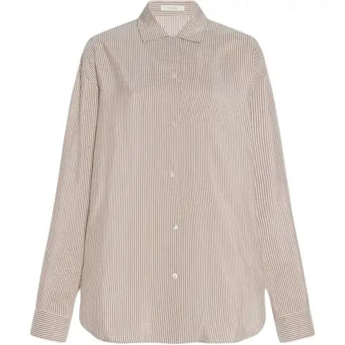 THE ROW Valene Striped Shirt