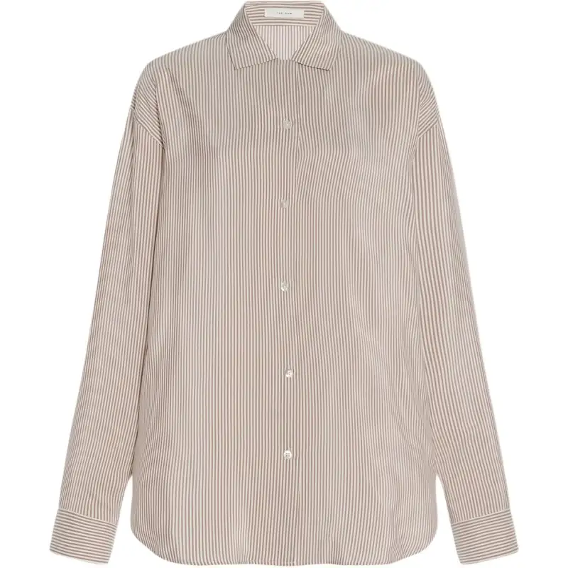 THE ROW Valene Striped Shirt
