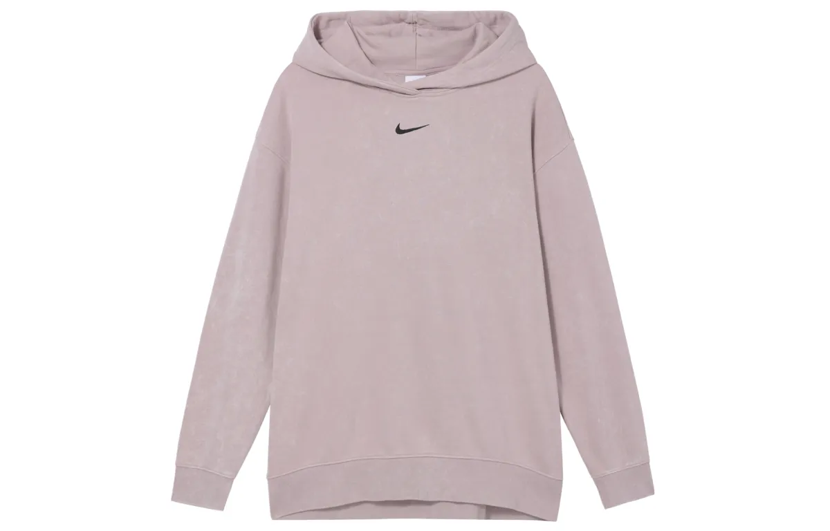 Nike Sweatshirts Women's Pink Hooded Moderate Regular