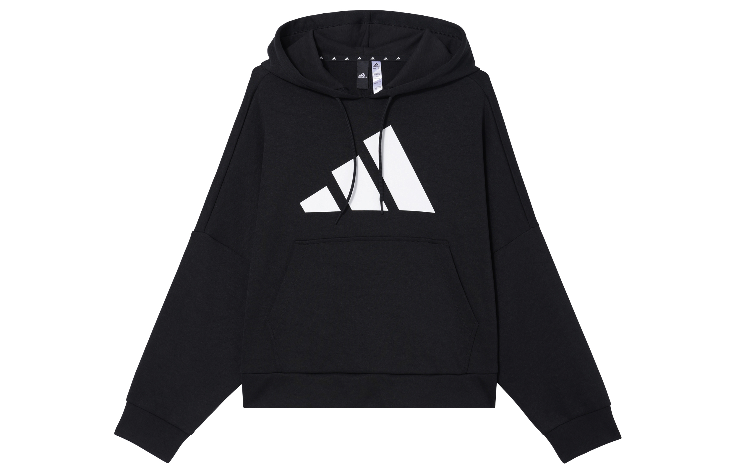 Женское худи adidas (черное)