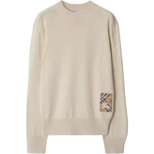 Burberry checked wool jumper