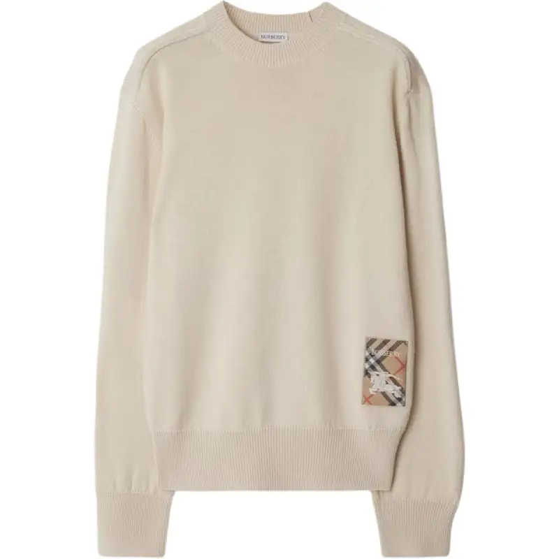 Burberry checked wool jumper