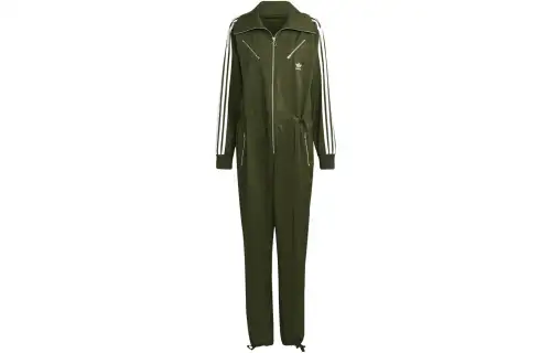 Adidas Originals Bodysuits Women's Dark Olive Green Lapel