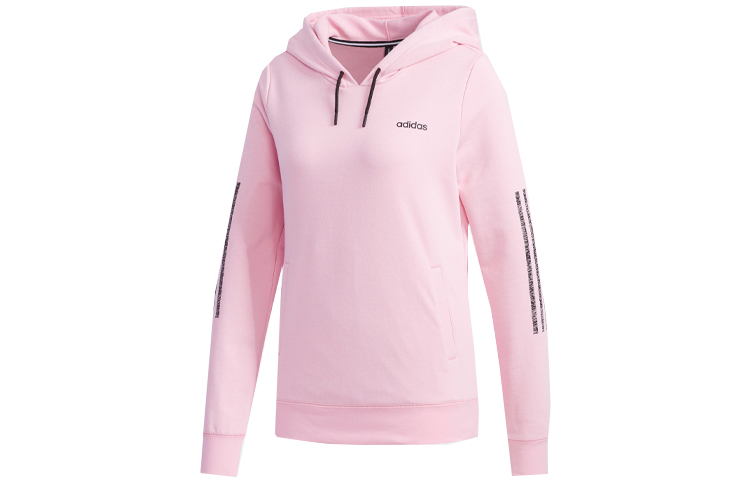 Женские худи adidas neo W CE 3S Hoody (розовая) — фото 1