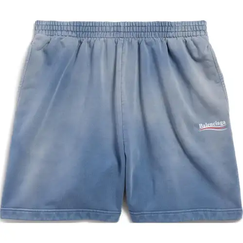 Balenciaga Faded Political Campaign Sweat Shorts