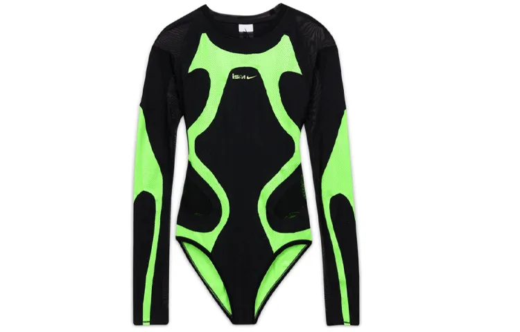 Nike ISPA Bodysuits Women's Storm Teal Crew Neck