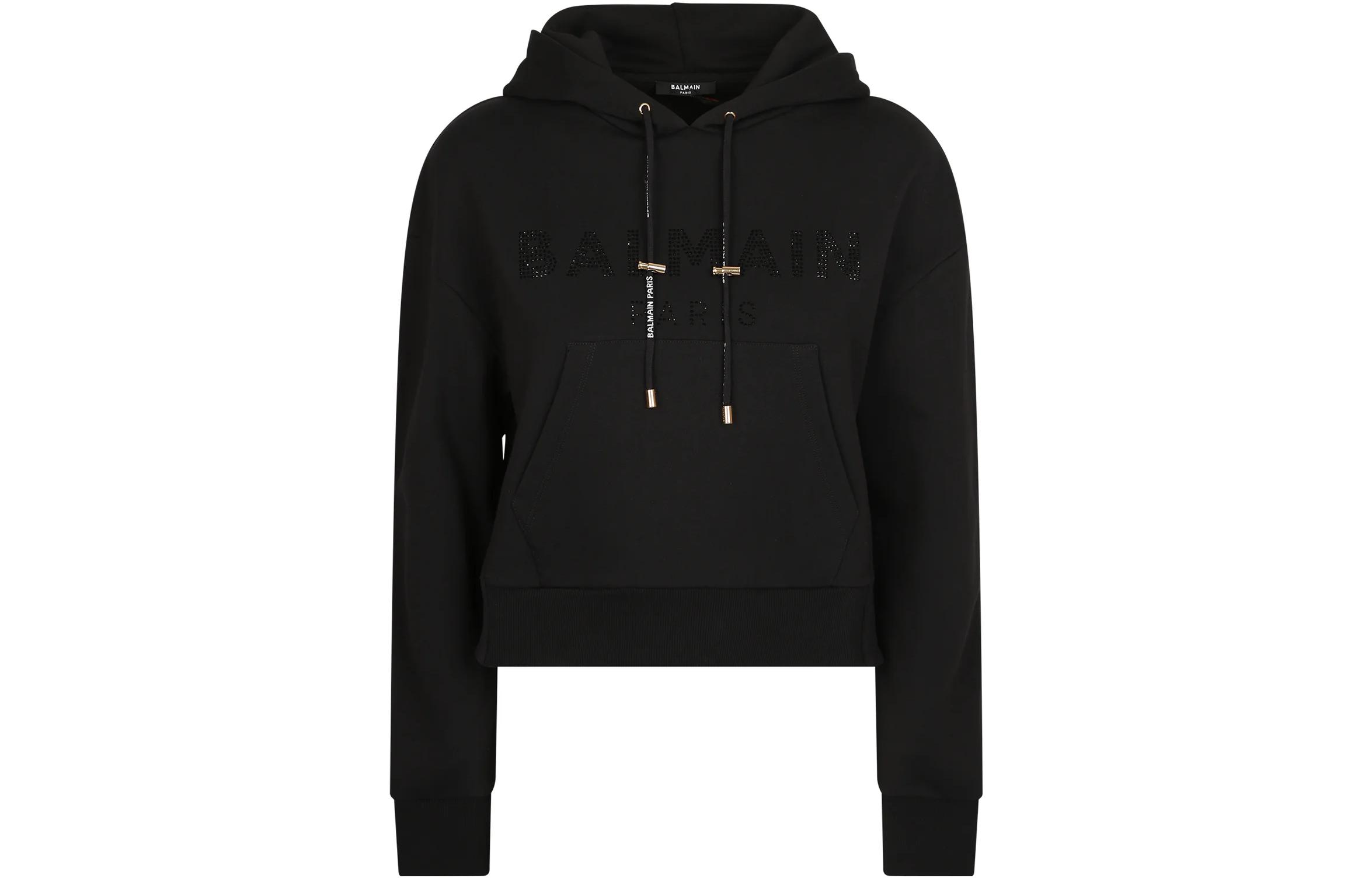 Женское худи BALMAIN BALMAIN FW21 Logo (черный)