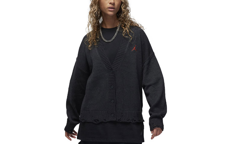Женский кардиган Jordan Logo (черный)